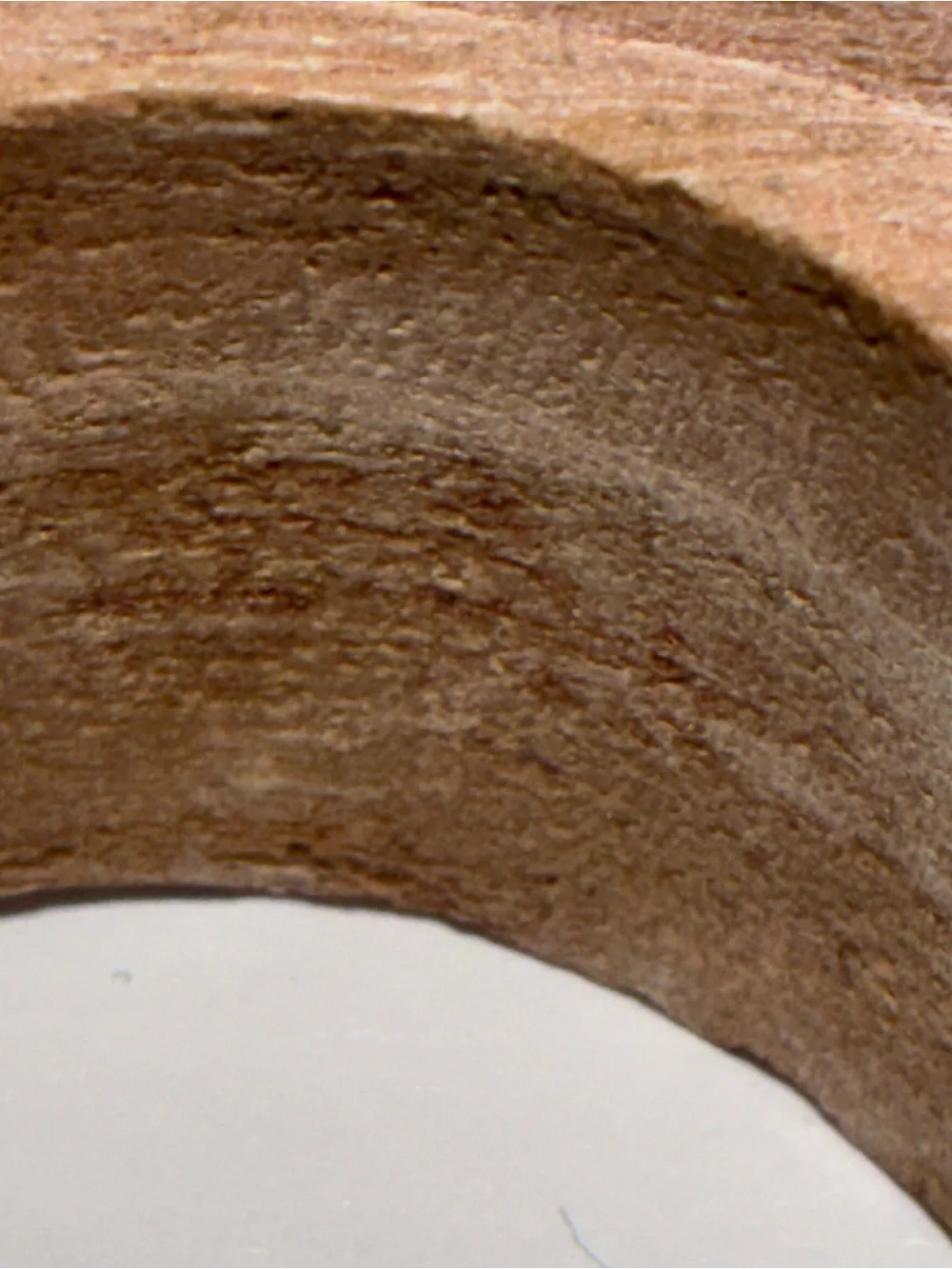 Set of 6 Chunky Burl Wood Napkin Rings 3” Organic Modern Boho Artisan Table Deco